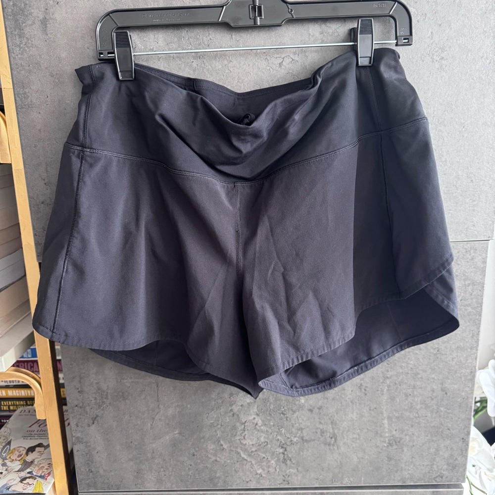 Lulu Speed Up High Rise Lined Shorts - BLACK